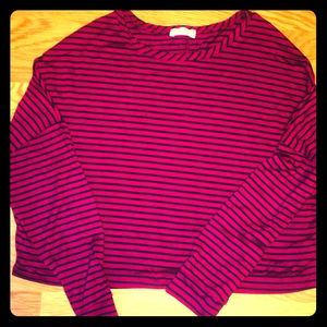 Brand New striped jersey cropped